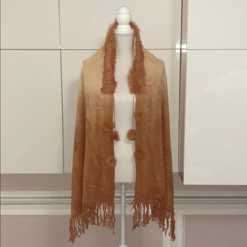 Rabbit Fur Shawl